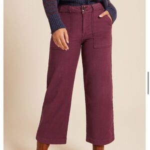 Maurices Patch Pocket High Rise Wide Leg Pant